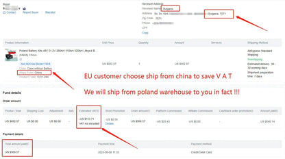 Poland Lifepo4 Battery 48V Stacked Battery Kits Case 280AH 310AH 320AH 3.0 Seplos BMS 2A Active Balancer Solar D eye  G rowatt