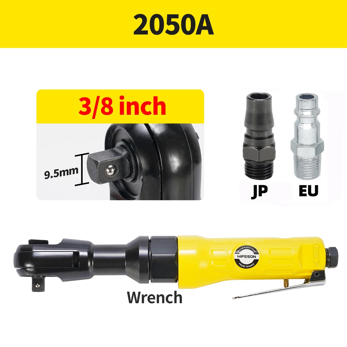 Pneumatic Air Ratchet Wrench Adjust Torque Spanner Wrenchs lever Square Drive Straight Shank Professional Tool 1/2" 3/8" 1/4"