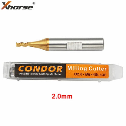 Xhorse CONDOR MINI Plus Automatic Key Cutting Machines End Milling Cutter Carbide Drill Bit XP005 XP007 XC002 1.0/1.5/2.0/2.5mm