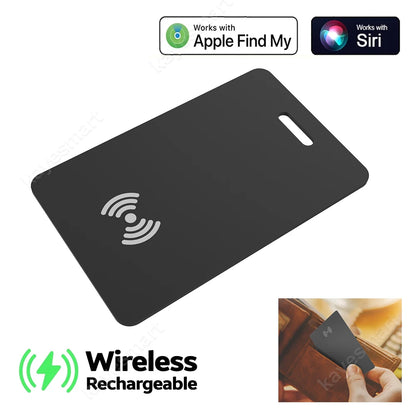 Suivi de charge sans fil Localisation Portefeuille Tracker Carte Localisateur GPS Étiquette intelligente iPhone Appareil Apple Find My APP Remplacement itag