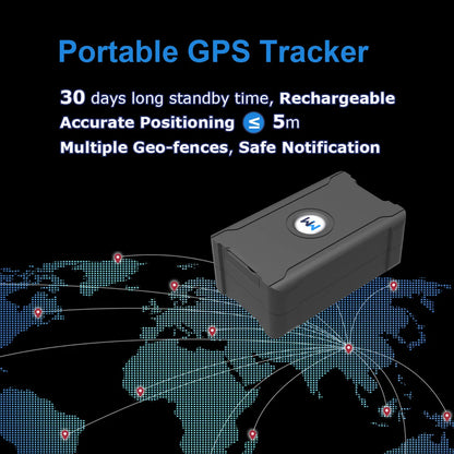 Traceur GPS de précision de 5 m Suivi automatique à distance du véhicule Antivol Convient aux voitures Camions Motos Moyennant des frais