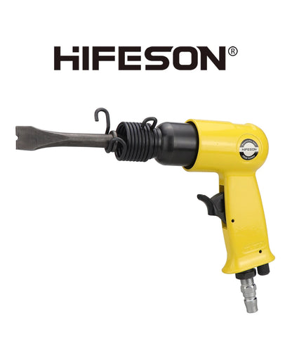 HIFENSON ciocan pneumatic de 120 mm Pistol de mână profesional Lopeți cu gaz Mici pentru îndepărtarea ruginei Unelte pneumatice cu set de 4 dalte