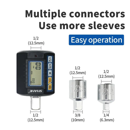 High Precision Mini Torque Adapter Square Drive 1/2''1/4'' 3/8'' Digital Torque Wrench Electronic Digital Torque Meter