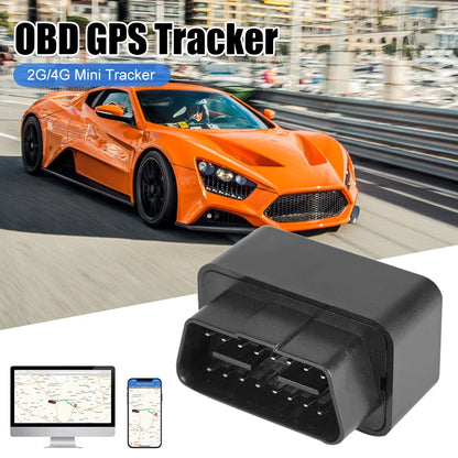 Mini traceur GPS OBD 2G 4G 12V-24V, dispositif de suivi d'alarme antivol de voiture, appel SMS, localisateur de géorepérage, application gratuite pour IOS et Android