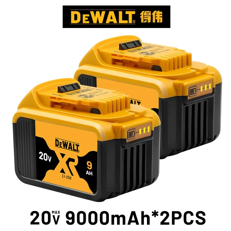 High Rate 100% Genuine Dewalt 20V Battery, 2AH 5AH 6AH 9AH Rechargeable Lithium Ion Battery, Dewalt DCB200 Power Tool Battery