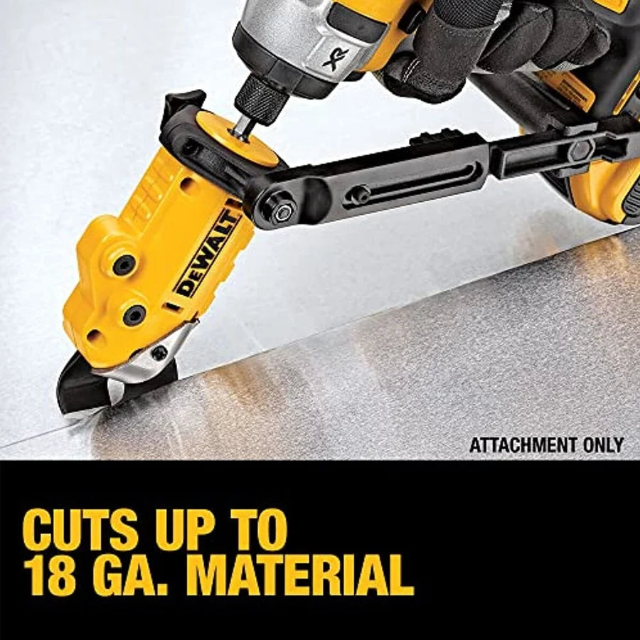 Foarfece DEWALT gata de impact 18GA Atașament pentru forfecare 1/4" Foarfece metalice cu tijă hexagonală DASHRIR-A9