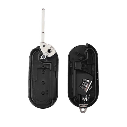 KEYYOU 3 Buttons Flip Remote Key For Fiat 500 Panda Punto Bravo Ducato Peugeot Boxer Citroen Jumper Auto SIP22 Blade