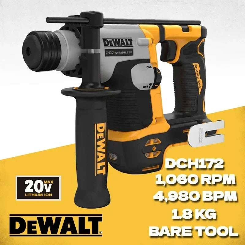 Kit ciocan rotativ DEWALT DCH172 20V MAX Motor fără perii SDS PLUS Unelte electrice fără fir Mașină de găurit cu impact reîncărcabilă Dewalt DCH172N