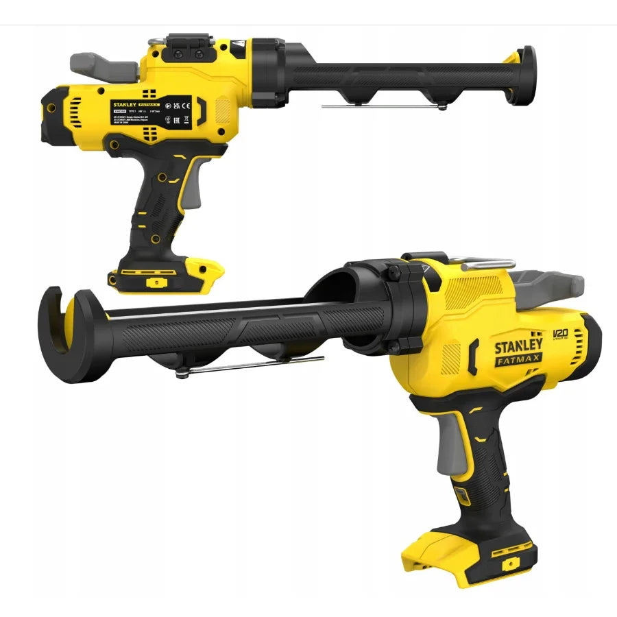 STANLEY SFMCE600B 18V FATMAX Cordless Lithium Electric Glue Gun 6 Speed Caulk Gun Doors and Windows Mounting (Tool Only)