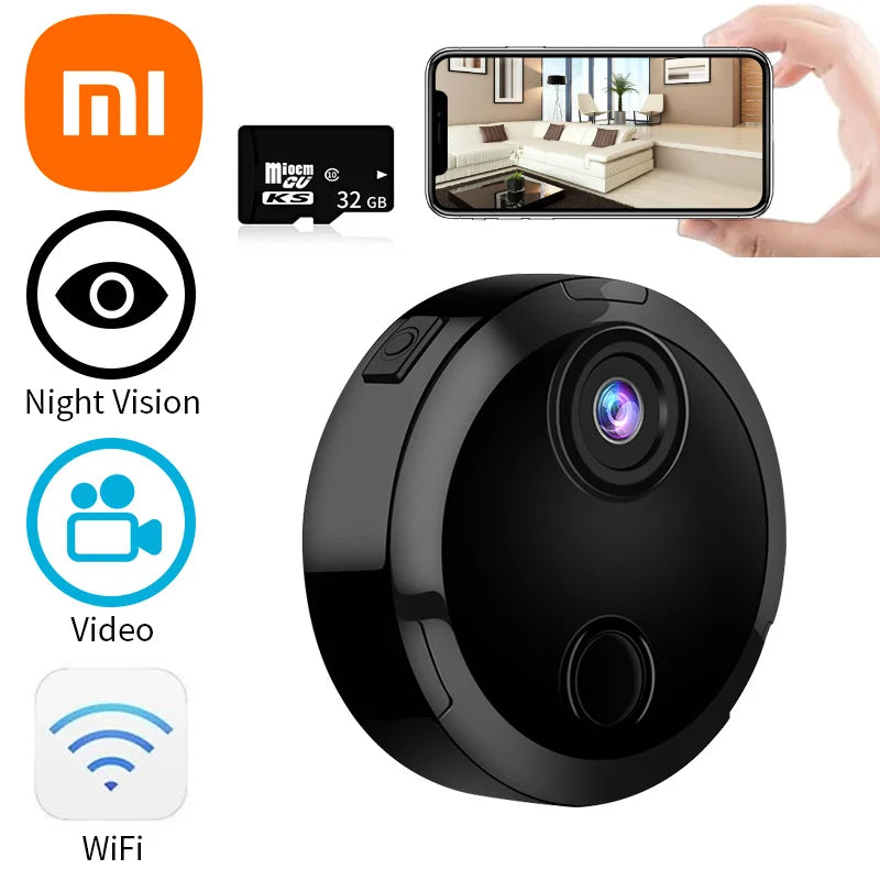 Xiaomi Mini HD 1080P Caméra WiFi Caméra de surveillance vidéo sans fil Vision nocturne Enregistreur vidéo à distance pour maison intelligente Maison extérieure