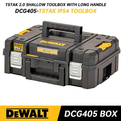 DEWALT TSTAK II Storage Box Tote Toll Long Handle Storage Case Plastic Tool Box For DCF892 DCF894 DCG405 DWST83345-1 DWST17807