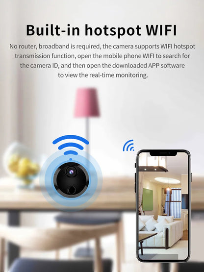 Xiaomi Mini HD 1080P Caméra WiFi Caméra de surveillance vidéo sans fil Vision nocturne Enregistreur vidéo à distance pour maison intelligente Maison extérieure