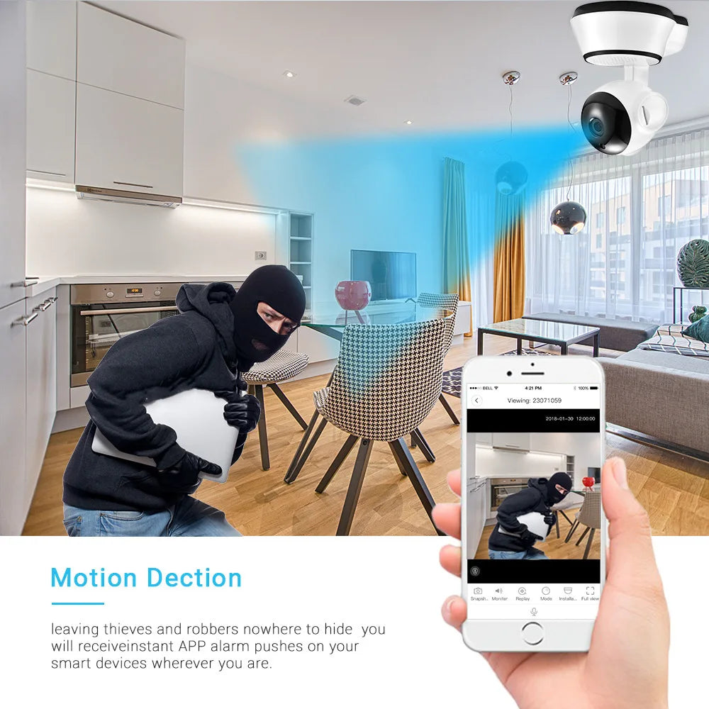 8MP IP WiFi Camera Surveillance Security Baby Monitor AI Human Tracking Cam Full Color Night Vision CCTV Indoor Video Camera