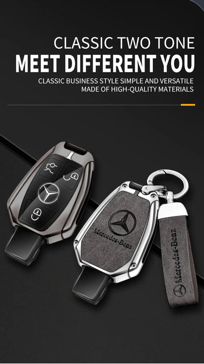 Car Key Case Fob Cover for Mercedes Benz A B C E Class GLS GLA GLK GLC CLS CLA SLK W203 W204 W205 W212 W463 W176 C180 GLK300 AMG