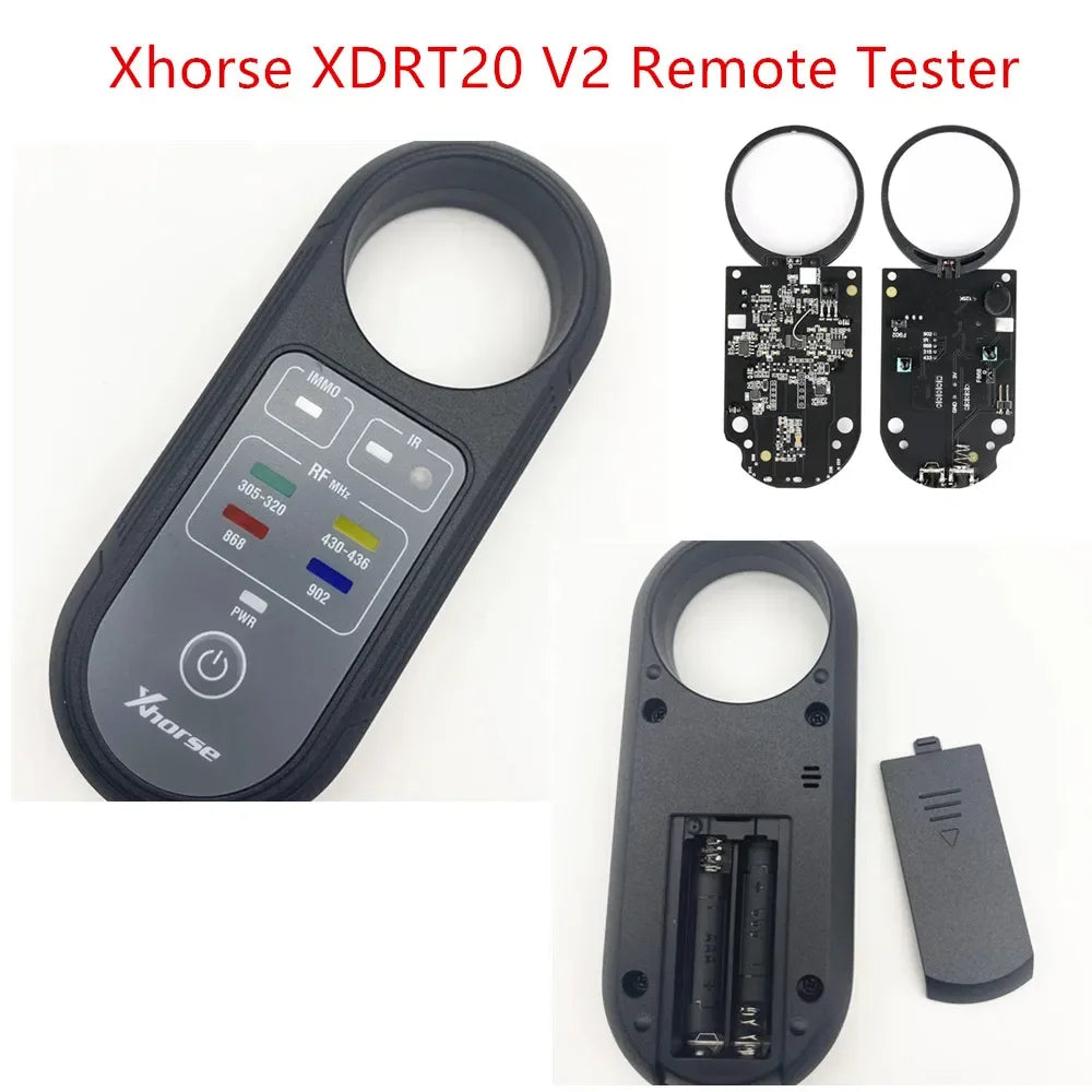 Xhorse XDRT20 V2 Remote Tester Remote Frequency Test Infrared Signal Detection VVDI Tools  315MHz 868MHz 433Mhz For All Car Key