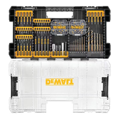 Set de burghie cu impact DEWALT FlexTorq 100 buc cu cutie de depozitare Accesorii pentru scule electrice DWANGFT100SET