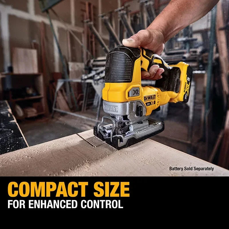 Ferăstrău cu rulare DEWALT DCS334 Ferăstrău cu perii 20V MAX cu mâner în D Ferăstrău cu rulare cu viteză variabilă Instrument electric multifuncțional DCS334B