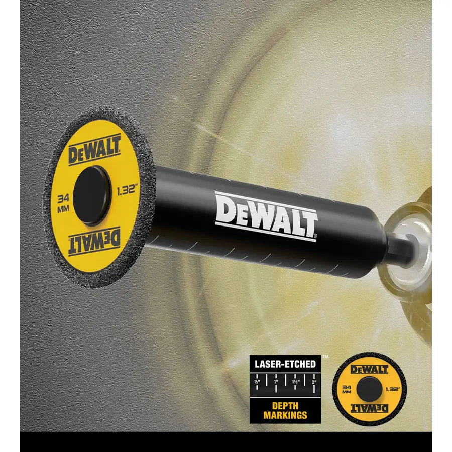 DEWALT Impact Connect Inside 34mm cu scară pentru accesorii pentru scule de tăiat tăietor țevi din PVC DWAIPCIR