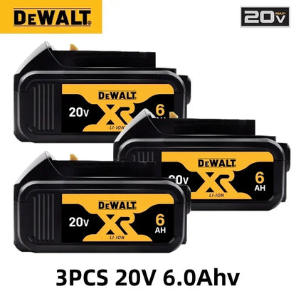 Batterie d'origine DEWALT 20V, 6AH, batterie lithium-ion rechargeable, DEWALT, DCB115, DCB118, charge rapide, batterie d'outils DEWALT,