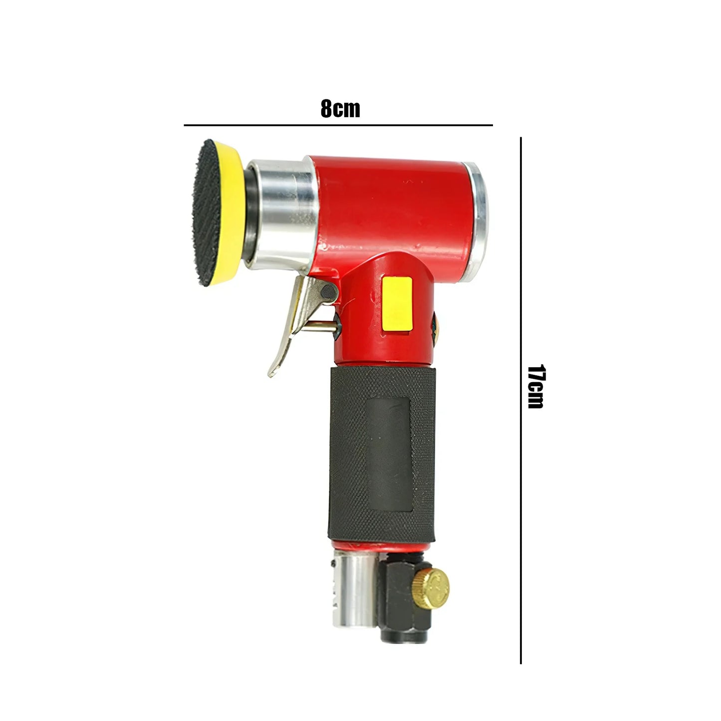 Random Orbit Air Sander Mini Pneumatic Grinding Machine For Car Polishing High Speed Air Powered Sanding Polisher Tools