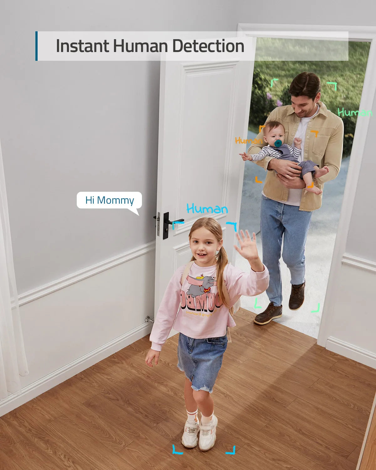 Caméra IP eufy Security Solo IndoorCam C24 Wifi 2K Audio bidirectionnel Caméra Wi-Fi Human Pet AI Fonctionne Assistants vocaux Vision nocturne