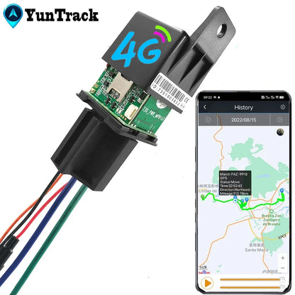 CJ730 Plus Relais GPS Tracker Voiture Camion Électrique Moto Coupure D'huile 4G Localisateur ACC Remorqué Appel Alarme Protection De Sécurité