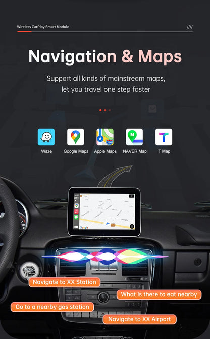 Road Top Wireless CarPlay Android Auto module for Mercedes Benz G-Class W463 2012-2018  G63 G65 AMG G500 NTG4.5 NTG4.7 NTG5.0