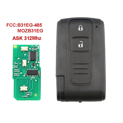 YIQIXIN 2/3Button Remote Car Key For Toyota Prius Hybrid 2004 2005 2006 2007 2008 2009 315/433MHz ASK FCC:B31EG-485 MOZB31EG