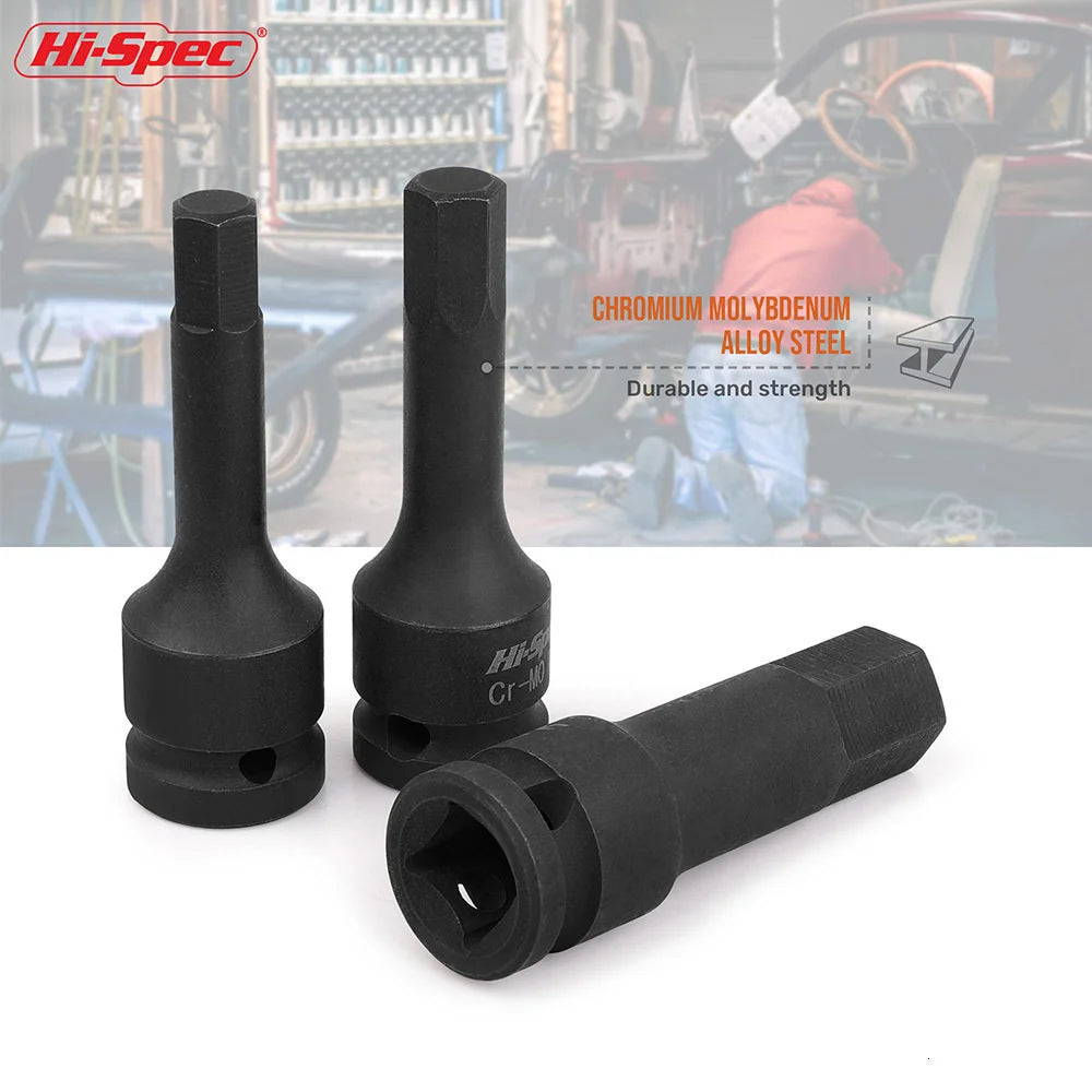 1/2 Adaptor universal pentru cheie cu impact Adaptor pentru cheie Cr-MO Set chei Set chei priză cu cap hexagonal Air Impact Craftsman H5-H19