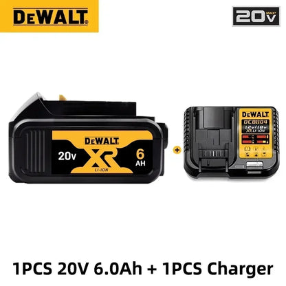 Batterie d'origine DEWALT 20V, 6AH, batterie lithium-ion rechargeable, DEWALT, DCB115, DCB118, charge rapide, batterie d'outils DEWALT,