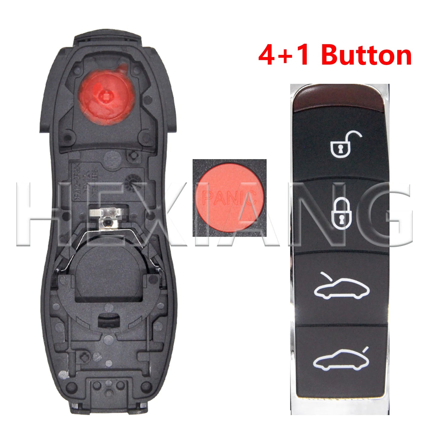 HE 3/4/5 Button Replacement Car Remote Key Shell Case For Porsch Macan Panamera Cayenne