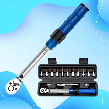 Set de chei dinamometrice, 15 buc., 1/4 inch, 2-24Nm, cheie hexagonală bidirecțională pentru bicicletă, instrument profesional pentru reparații, unealtă manuală, nou