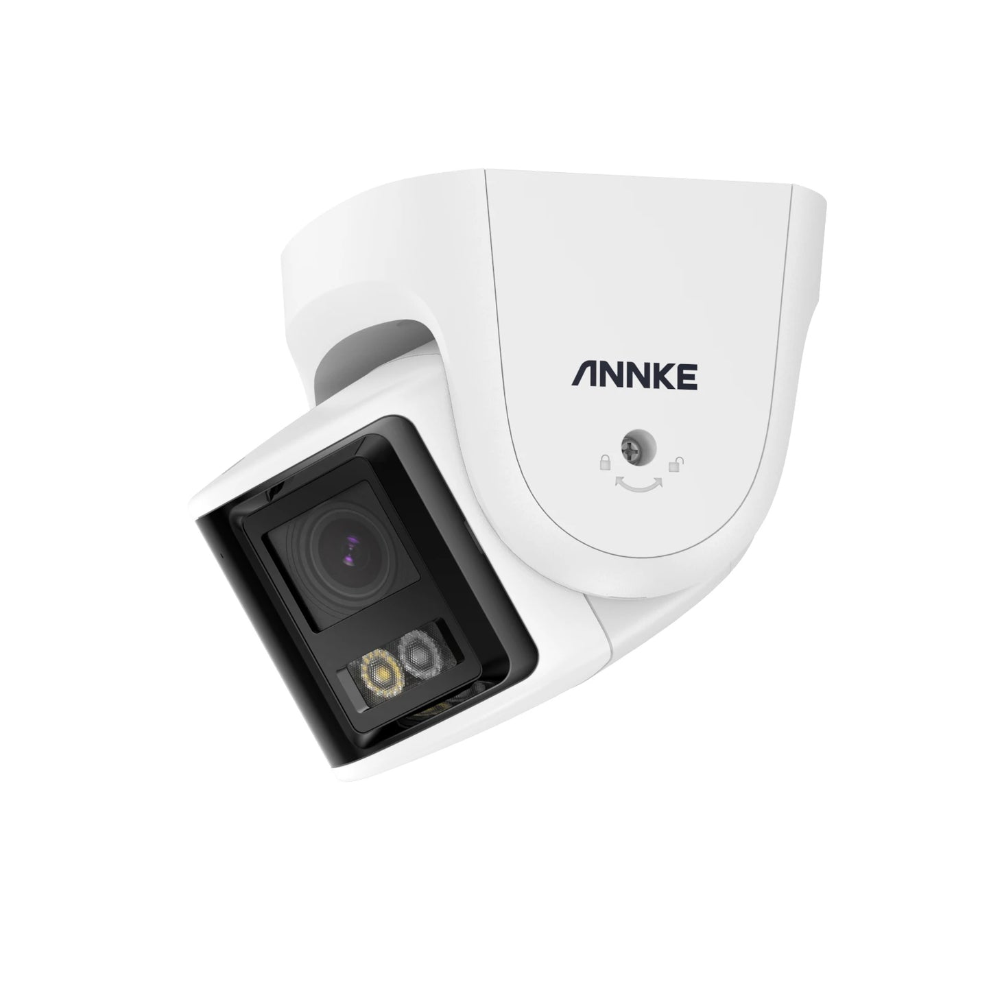 ANNKE 6MP Dual Len Security Camera Human Detection 2-Way Audio Smart Home Security Video Surveillance Camera Night Vision IP66