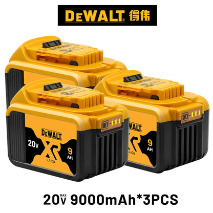 High Rate 100% Genuine Dewalt 20V Battery, 2AH 5AH 6AH 9AH Rechargeable Lithium Ion Battery, Dewalt DCB200 Power Tool Battery