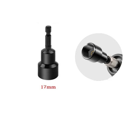 6-19mm Priză de impact Șurubelniță cu piuliță magnetică Adaptor priză adâncă 1/4 inch Capete cheie hexagonală Instrument de reparare a burghiului electric