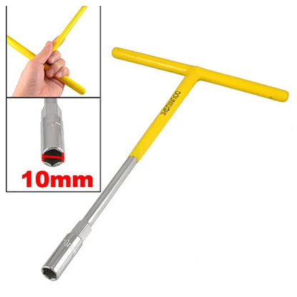 8mm 10mm Rubber Coated Hexagon Wrench T Handle Hex Allen Key Wrench Spanner T Type Socket Wrench Spanner Tool Repair Tools