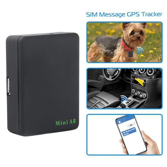 Mini A8 GPS Tracker Appareil d'écoute audio sans fil Localisateur GSM/GPRS Dispositif de suivi Localisateur LBS anti-perte GPS Trackers