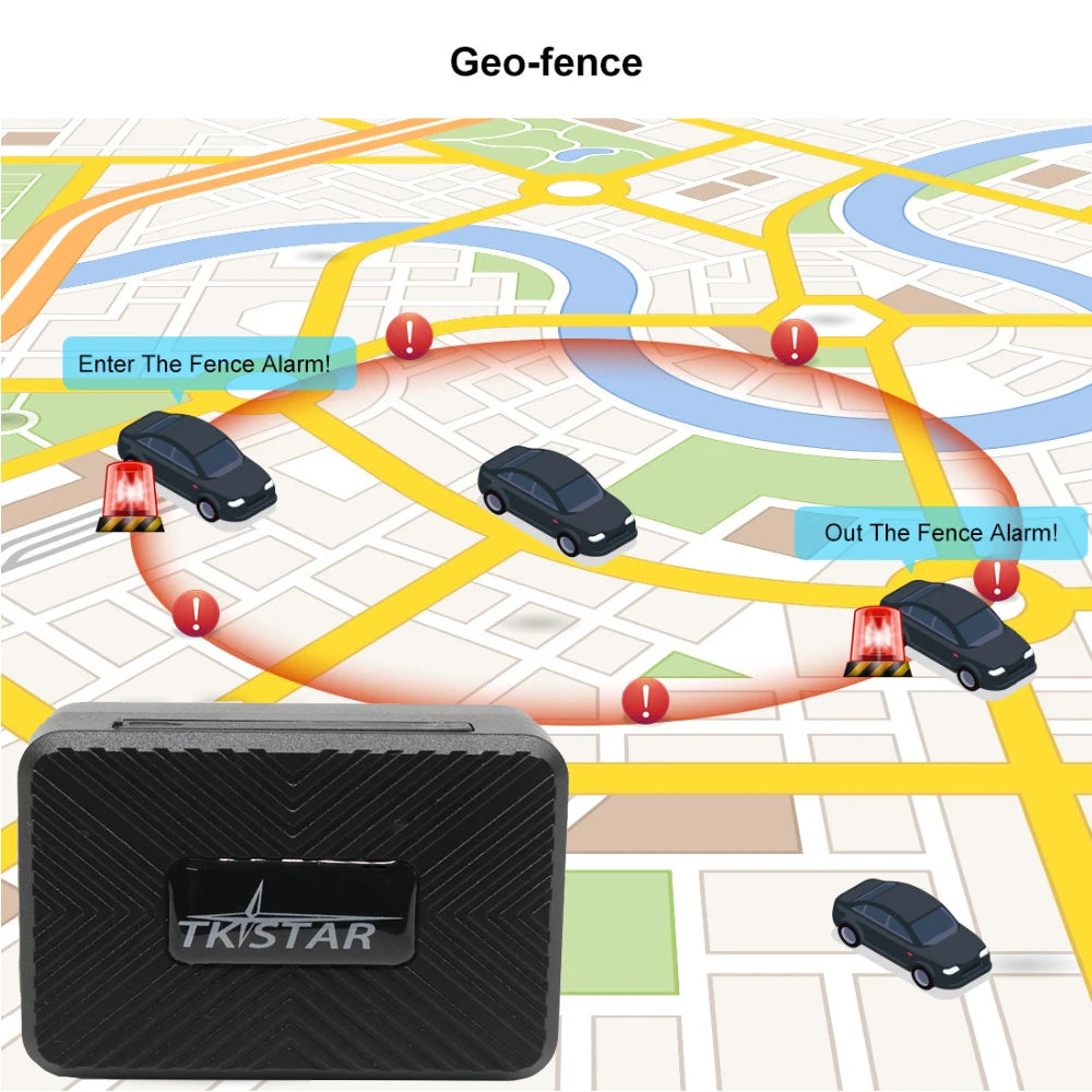 TKSTAR TK913 4G Mini GPS Tracker Aimant Puissant Localisateur GPRS Voiture Véhicule Moniteur Vocal Automatique Suivi en Temps Réel Application Web Gratuite