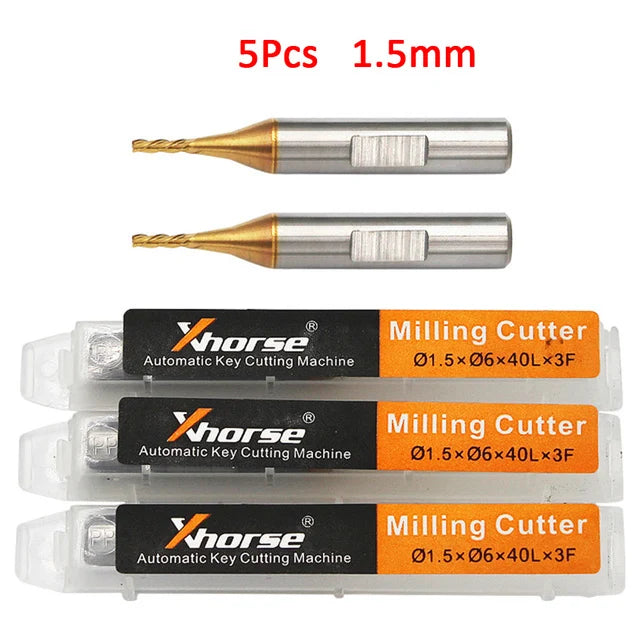 3/5 buc Xhorse CONDOR XC MINI Plus Dolphin XP-005 XP005L XP-007 Mașină de tăiat cheie Sondă de freza 1.0mm 1.5mm 2.0mm 2.5mm