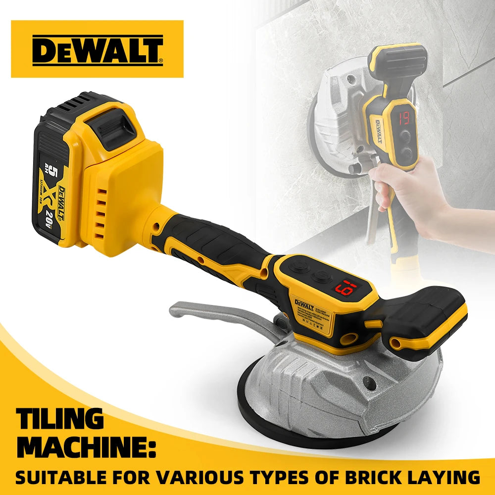 Dewalt Tile Tiling Machine Wall Floor Tile Laying Vibrating Tool 10000r/min 8 Speed Adjustable Tile Paving Device Power Tools