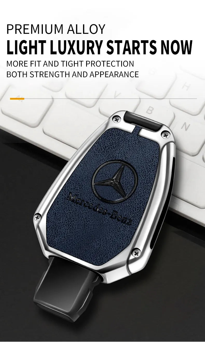 Car Key Case Fob Cover for Mercedes Benz A B C E Class GLS GLA GLK GLC CLS CLA SLK W203 W204 W205 W212 W463 W176 C180 GLK300 AMG