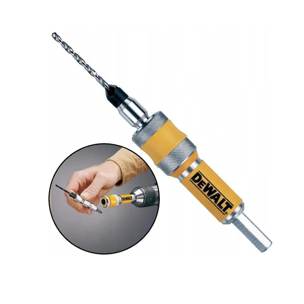 DEWALT 2 în 1 Burghiu Flip Drive Unitate completă 6mm 8mm 10mm #6 #8 #10 Burghie pentru lemn pentru frecare Seria DW270