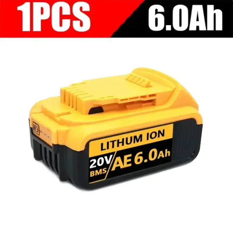 Baterie DCB200 20V Compatibilă cu scule electrice Dewalt 18V 12Ah unealtă electrică reîncărcabilă Baterii cu litiu 20V 18V 18v 12Ah