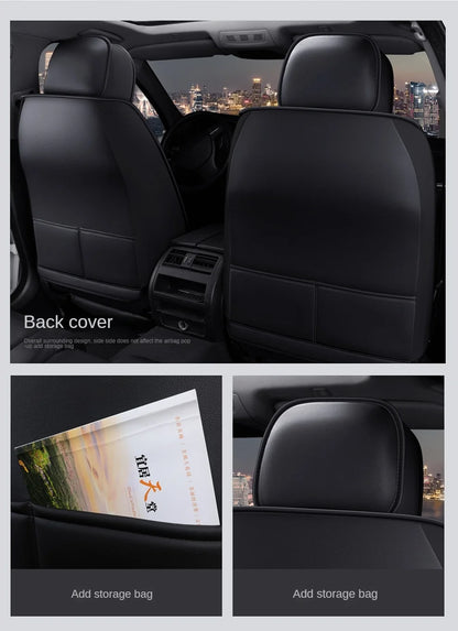 Universal Car Seat Cover for NISSAN Qashqai Juke Leaf Armada Altima Cube Dualis Tiida Bluebird Auto Accessories Interior