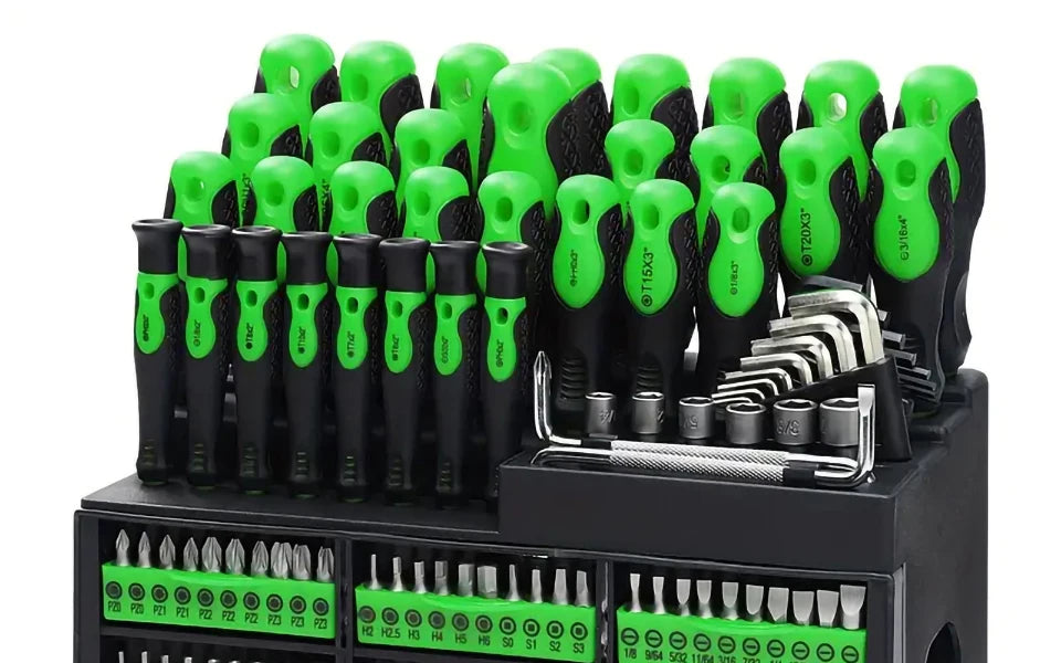 118PCS Magnetic Screwdrivers Set With Plastic Ranking Precision Slotted Phillips Hex Pozidriv Torx DIY Tools Hand Tools For Men