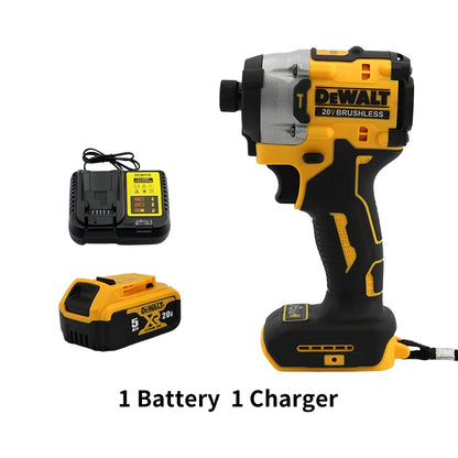 Mașină de găurit compactă cu acumulator DEWALT DCF860, baterie de 20 V, fără perii, cu perii, unelte electrice