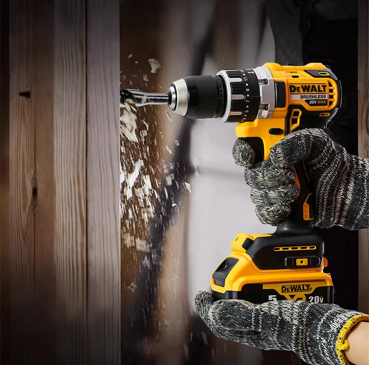 DEWALT DCD796 Burghiu electric 13mm Șurubelniță portabilă fără perii 70 Nm Mașină de găurit cu impact Litiu reîncărcabilă 20V Unealtă electrică