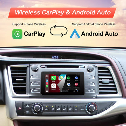 Wireless Carplay Android Auto For TOYOTA Touch2 Entune2.0 Highlander Auris Sienna Prius Yaris Camry Corolla Avensis RAV4