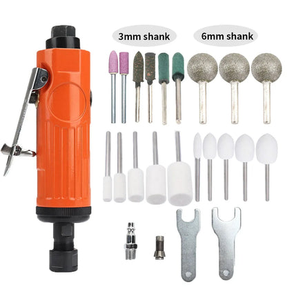 Extended Shaft Air Die Grinder Grinding Mill Engraving Tool Polishing Machine Tools Pneumatic Engraving Machine for Tire Repair