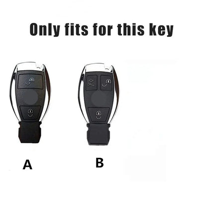 Car Key Case Fob Cover for Mercedes Benz A B C E Class GLS GLA GLK GLC CLS CLA SLK W203 W204 W205 W212 W463 W176 C180 GLK300 AMG